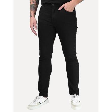 Imagem de Calça Ellus Jeans Masculina Firt Black (Skinny) 5 Pockets Preta-Masculino
