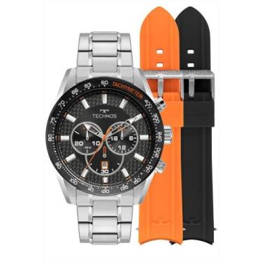Imagem de Relógio Technos Masculino Ts Carbon Prata - Js25bbc/t1p Js25bbc/t1p