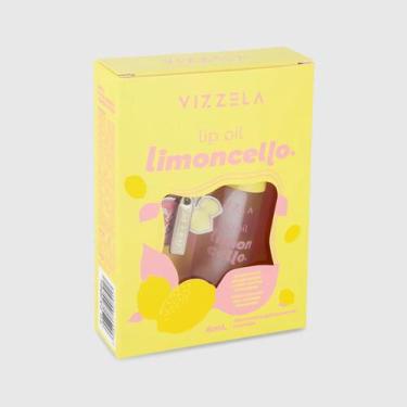 Imagem de Lip Oil Limoncello Com Chaveiro Vizzela Gloss Glossy Incolor Edição Es