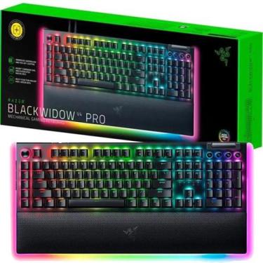 Imagem de Teclado Razer Gamer Blackwidow V4 Pro Qwerty Switch Yellow