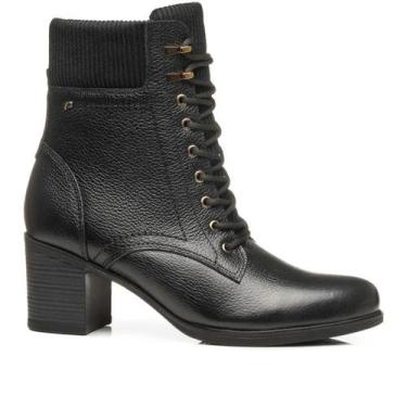 Imagem de Bota Pegada 280405-02 Feminina em Couro Preta, Preto, Preto, 38