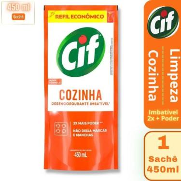 Imagem de Limpador Especialista Cif Cozinha 450 ml Refil Econômico
