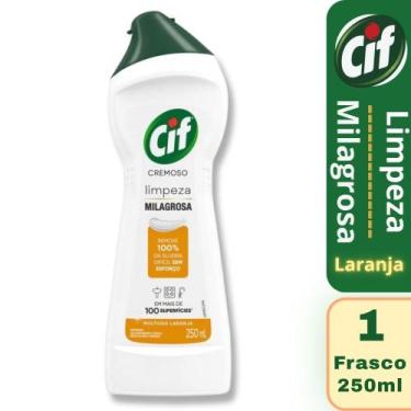 Imagem de CIF Cremoso Limpeza Milagrosa Laranja 250 ml