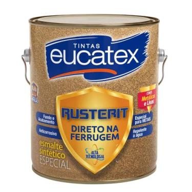Imagem de Esmalte Sintético Direto na Ferrugem Metalíco 3 Litros - RUSTERIT - EU