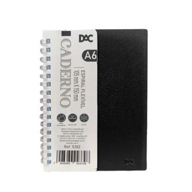 Imagem de Caderneta Espiral Capa Dura Preto Espiral Smart Pp 80F. - DAC