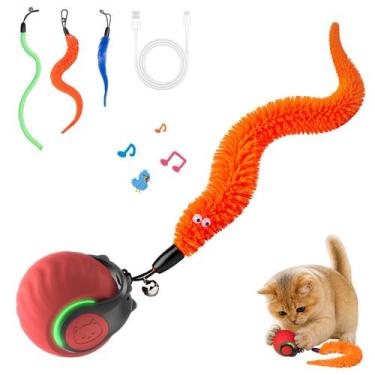 Imagem de Brinquedo para Gatos Geamen Bola Rolante Recarregável com Sons de Páss