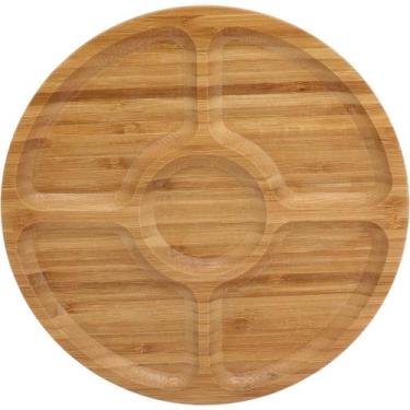 Imagem de Petisqueira Table Home&Co 2x25x25cm Bambu Natural Utensílio de Mesa pa