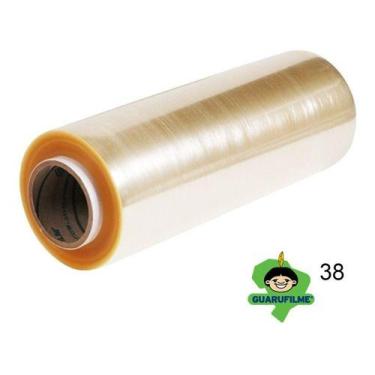 Imagem de Rolo Bobina Plastico De Filme Pvc 38cm X 300 M Esticável - Sem marca