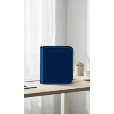 Imagem de Fichário Universitário Com Zíper 48 Folhas Azul - Congratulations Stor