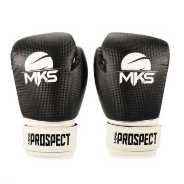 Imagem de Luva de Boxe MKS New Prospect 10oz - MKS Combat, Preto, Branco