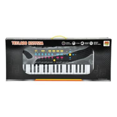 Imagem de Teclado Infantil com Microfone 37 Teclas DM Toys