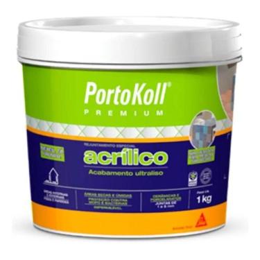 Imagem de Rejunte Acrílico Premium Portokoll 1 Kg Preto Intenso - Congratulation