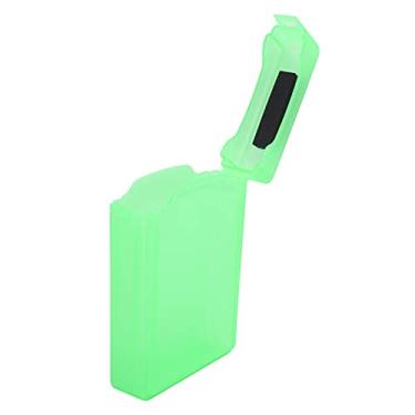 Imagem de ABS Drive Storage Case, Perfect Fit portátil resistente ao desgaste caixa de proteção de disco rígido para 3,5 polegadas HDD SSD(verde)