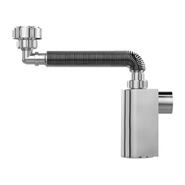 Imagem de SIFAO COPO CROMADO ABS PAREDE P/LAVATORIO G 7/8 X DN38 BLUKIT