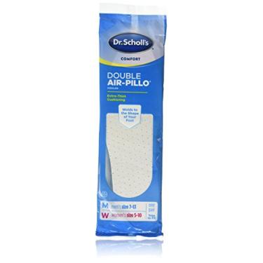 Imagem de Palmilhas Dr. Scholls Double Air-Pillo Unissex (Masculino 7-13 / Feminino 5-10) (Pacote com 3)