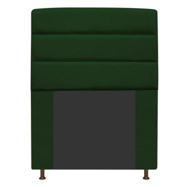 Imagem de Cabeceira Turim 90 Cm Solteiro Suede Verde