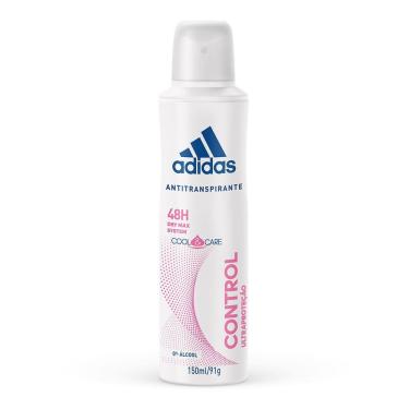 Imagem de Desodorante Adidas Control Ultra Proteção Aerosol Antitranspirante 48h com 150ml