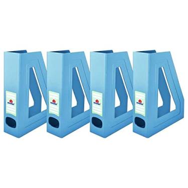 Imagem de PORTA REVISTA CLASSIQUE LINE PT C/4 PÇ AZUL PROF 278.7