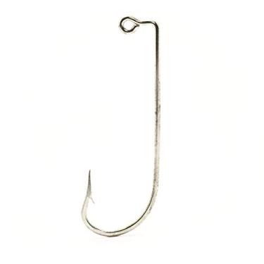 Imagem de Mustad O'Shaughnessy 90 Anzol de olho forjado (pacote com 100), Duratin, tamanho 8/0