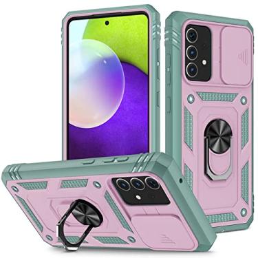 Imagem de Capa de suporte para Samsung Galaxy A52S A52 A 52S 5G A53 A33 A 52 A51 S22 Ultra Plus S21 FE A12 S20 A13 A32 A22,rosa e verde, para A32 5G SM,A326