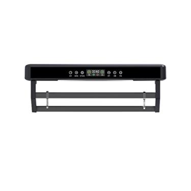 Imagem de Toalheiro de aquecimento elétrico inteligente Timing Rack de secagem de temperatura constante Hotel Casa Rack de banheiro, cinza