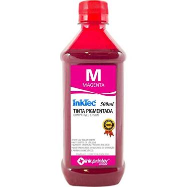 Imagem de Tinta Inktec Magenta Pigmentada para Impressora Epson (500ml)