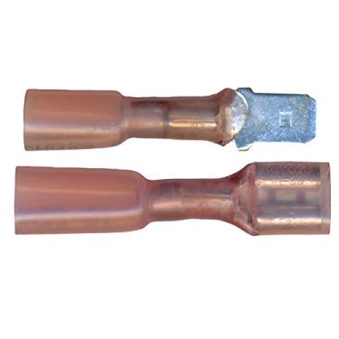 Imagem de Gardner Bender Terminais de desconexão XTM-220 GB Xtreme, 22-18 AWG, Tab ¼ polegada, M/F, Pk. 3, vermelho, 5 peças