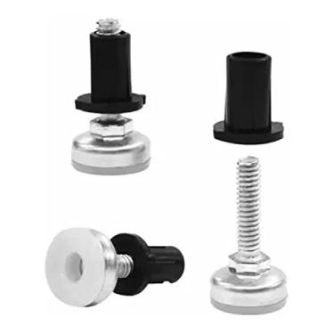 Imagem de Kit Sapata Pé Nivelador Regulável C/Bucha 1/4x20mm 100 Unid