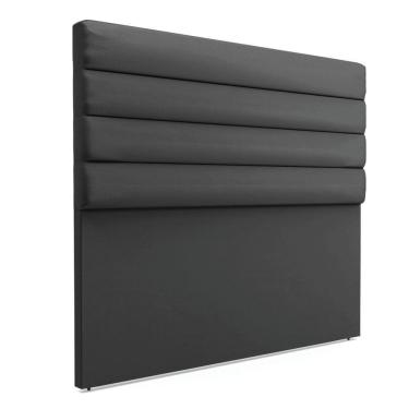 Imagem de Cabeceira Para Cama Box Queen 160 Cm Corino Preto