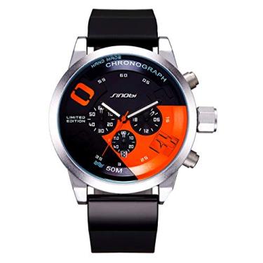 Imagem de Relógio Masculino Design Grande Militar Multi-função Relógio de Pulso À Prova D'agua (C1)