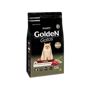 Imagem de Premier Pet Ração Golden Para Gatos Adultos Castrados Sabor Carne - 1Kg Adulto - Sabor...