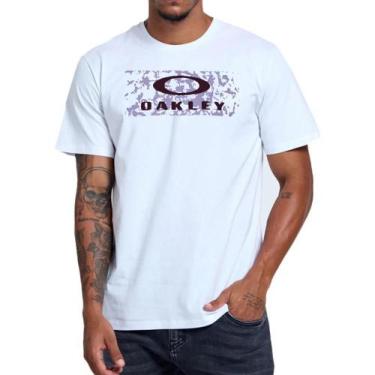 Imagem de Camiseta Oakley Graphic Bark Wt23 Masculina Branco