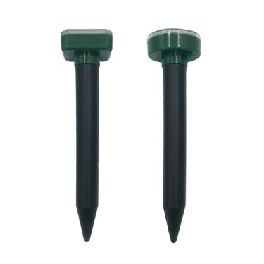 Imagem de 2 unidades/conjunto de repelente ultrassônico solar para repelente de animais e repelente de pragas