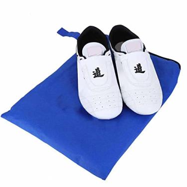 Imagem de Joyzan Sapatos Taekwondo, Sapatos unissex de couro PU Oxford sapatos Taekwondo leves boxe Kung Fu Tai Chi esporte academia sapatos leves boxe karatê, Branco, 37