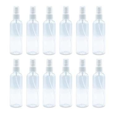 Imagem de Kit com 12 Frasco Borrifador Válvula Spray para Álcool Perfume, 100 ml, Arte Sedução