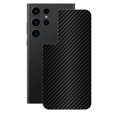 Imagem de Gshield Película Traseira de Fibra de Carbono Preta para Samsung (Galaxy S23 Ultra)