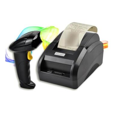 Imagem de Impressora Termica Nao Fiscal 58mm +leitor De Código Barra