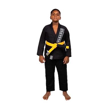 Imagem de Kimono Trançado F300 Jiu Jitsu Haganah, Preto, A3