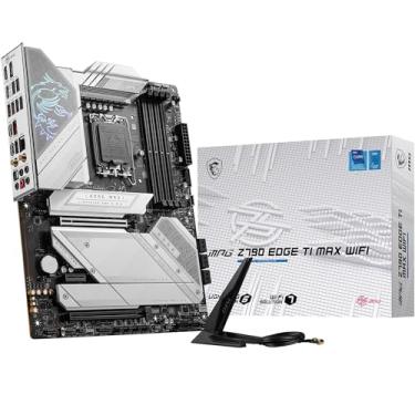 Imagem de MSI MPG Z790 Edge TI MAX WiFi Placa-mãe para jogos (suporta processadores Intel de 12ª/13ª geração, LGA 1700, DDR5, PCIe 5.0, M.2, LAN de 2,5 Gbps, USB 3.2 Gen2, Wi-Fi 7, ATX)