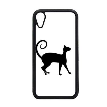 Imagem de Capa Pet Lover desenho de animal de gato preto para iPhone XR capa para proteção de telefone Apple