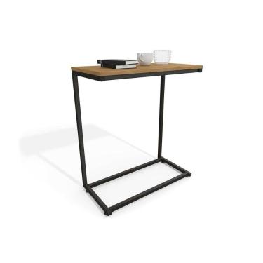 Imagem de Mesa Lateral P- Sala Industrial Li025 De Apoio Notebook Freijo-preto - Kappesberg