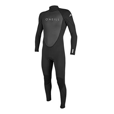 Imagem de Roupa de mergulho masculina O'Neill Reactor-2 3/2 mm com zíper nas costas, preto/preto, GG