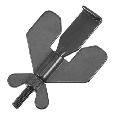 Imagem de Trava de Porta Portátil Universal, Fechadura de Aço Inoxidável, Para Viagem, Hotel e AIRBNB (Preto)