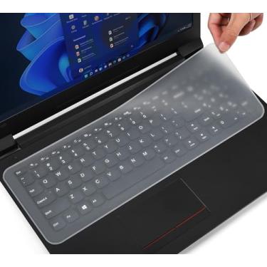Imagem de Capa protetora de teclado universal para notebook de laptop de 17 polegadas e 17,3 polegadas, ultrafina, HP Dell Lenono ASUS 17 de 17,3 polegadas, à prova d'água e poeira (36,5 cm x 13 cm)