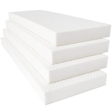 Imagem de Protetor de parede de garagem, pacote com 4 protetores de para-choques de porta de carro proteção autoadesiva de espuma para parede