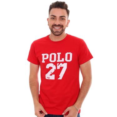 Imagem de Camiseta Ralph Lauren Masculina 27 Vermelha-Masculino