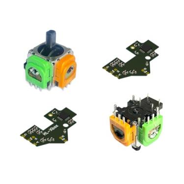 Imagem de ElecGear Hall Joystick Kit Replacement for Xbox One & Series S|X Controller, 2x Hall Effect Control Stick + 2x Calibration PCB + Desoldering Repair Tools for Analog Stick Thumbsticks – HL-XB