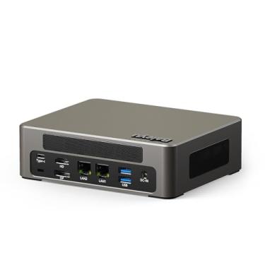 Imagem de Baieyu Mini PC 12ª geração Core i7-1255U (10C/12T, até 4,70 GHz), 32GB DDR5 1TB PCIE 4.0 NVMe SSD Micro PC Suporte 4K Triple Display/WiFi 6/BT 5.2/HDMI+DP+USB-C/Auto Power On