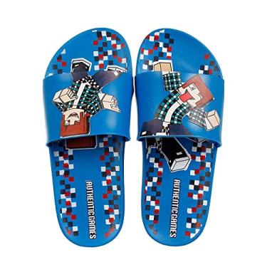 Imagem de Chinelo Infantil Slide Grendene Authentic Games Azul 30