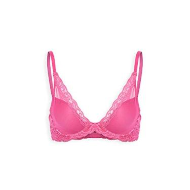 Imagem de Natori Sutiã com decote profundo com penas, Framboesa Crush, 32DDD